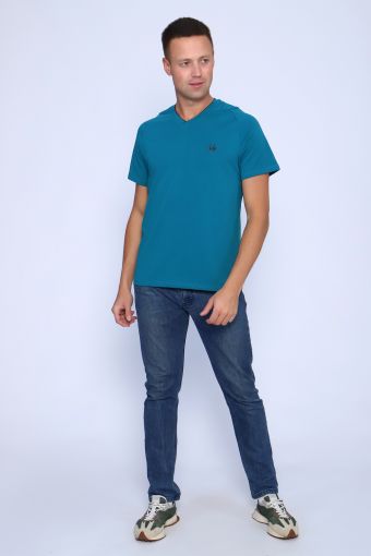 футболка мужская 86081 (Бирюза) - Модно-Трикотаж
