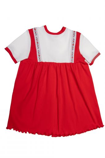 Платье Россия К/М (Красный) - Модно-Трикотаж