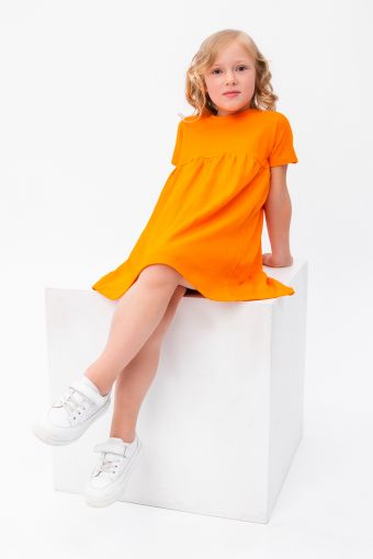 Платье Солнышко Оранжевое (Оранжевый) - Модно-Трикотаж