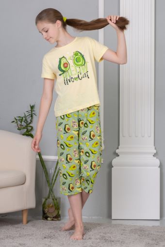 Пижама Эшли (Желтый) - Модно-Трикотаж