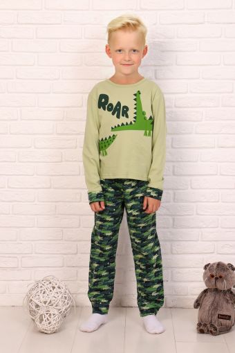 Пижама Тотоша детская дл.рукав (Светло-зеленый) - Модно-Трикотаж