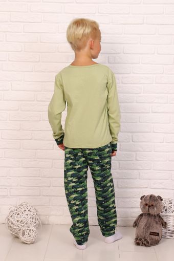 Пижама Тотоша детская дл.рукав (Светло-зеленый) (Фото 2)