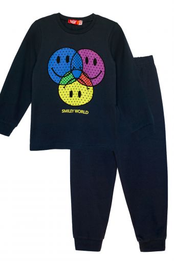 Пижама для мальчика 92146 (Темно-серый) - Модно-Трикотаж