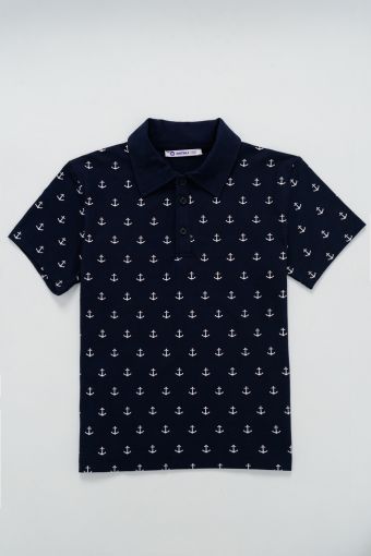 WX-509/2-PK футболка для мальчика (Темно-синий) - Модно-Трикотаж