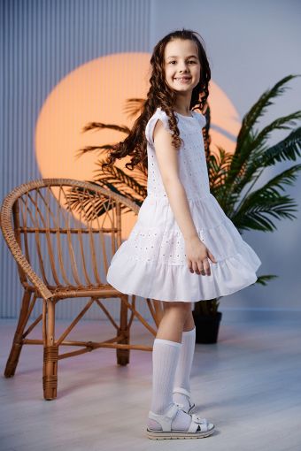 Платье 9184 детское (Белый) (Фото 2)
