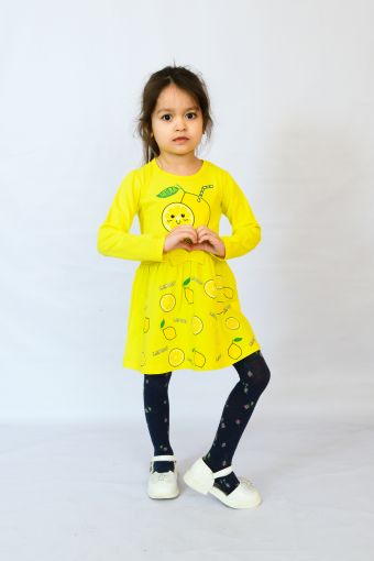 Платье 83009 детское (Желтый) - Модно-Трикотаж