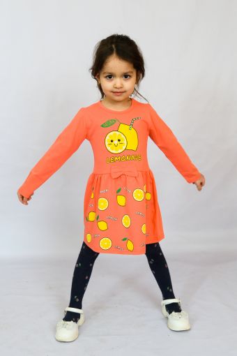 Платье 83009 детское (Коралл) - Модно-Трикотаж