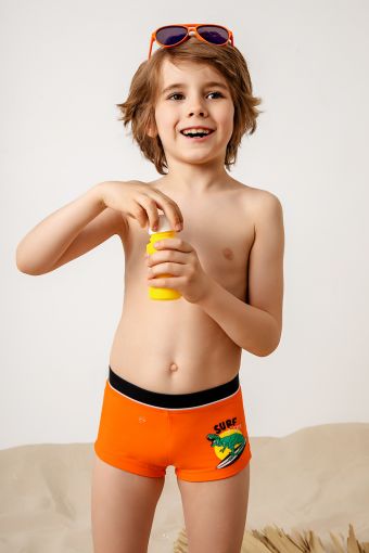 трусы купальные для мальчиков 703305 (Оранжевый) - Модно-Трикотаж
