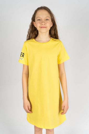 Платье для девочки 81191 (Светло-желтый) - Модно-Трикотаж