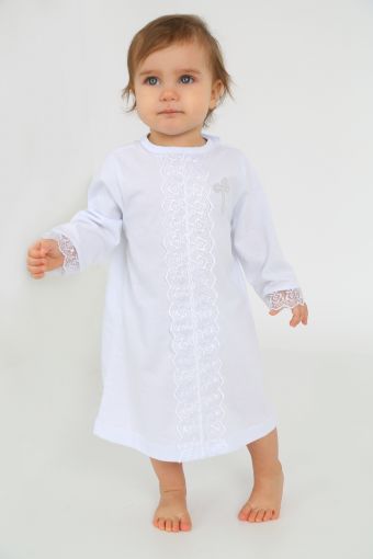 Крестильная рубашка арт. НКР (Белый) - Модно-Трикотаж