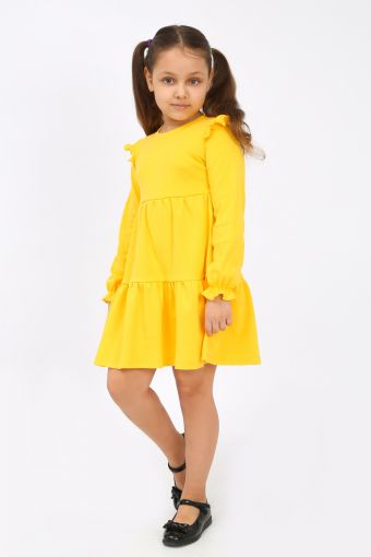 Платье Прима детское (Желтый) - Модно-Трикотаж