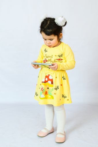 Платье 83004 детское (Желтый) - Модно-Трикотаж
