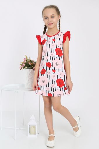 Платье Аксинья (Красный) - Модно-Трикотаж