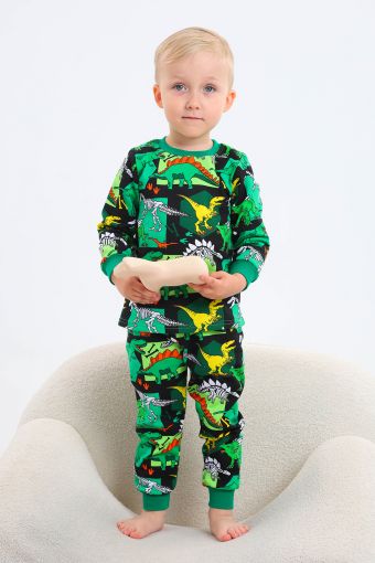 Пижама Заря детская (Зеленый) - Модно-Трикотаж