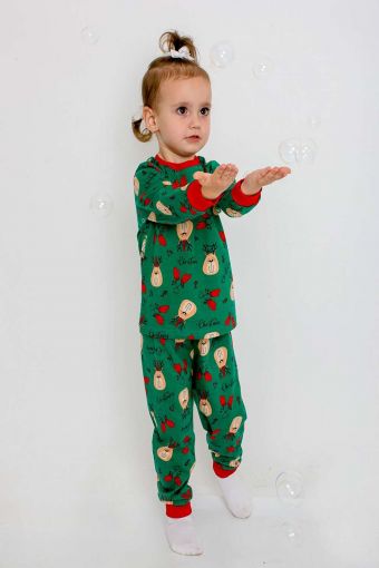Пижама Сплюша детская (Зелёный) - Модно-Трикотаж