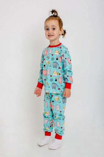 Пижама Эльф детская (Голубой) - Модно-Трикотаж
