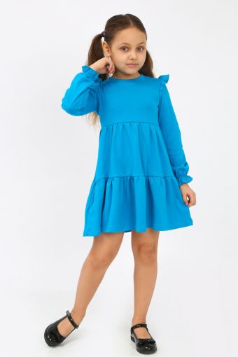 Платье Прима детское (Голубой) - Модно-Трикотаж