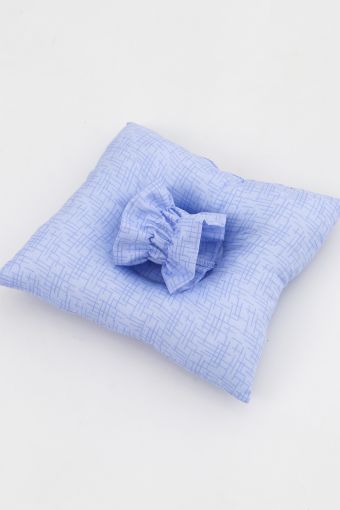 Подушка для кормления ребенка на манжете ПКР/голубой (Голубой) - Модно-Трикотаж