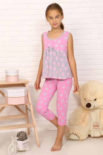 Пижама 2393 детская (Розовый) - Модно-Трикотаж