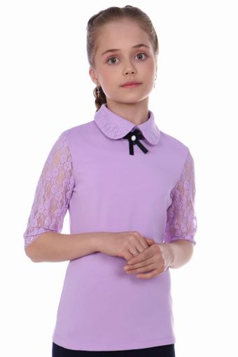 Блузка для девочки Шарлиз Арт. 13237 (Светло-сиреневый) - Модно-Трикотаж