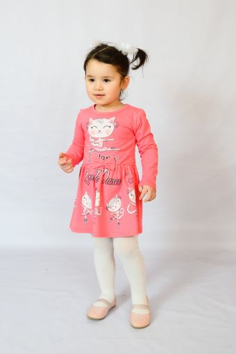 Платье 83008 детское (Темно-розовый) - Модно-Трикотаж
