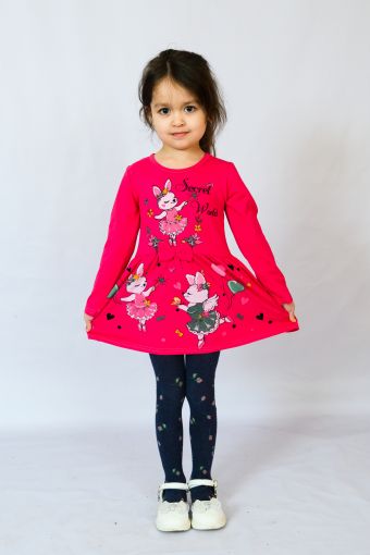 Платье 83003 детское (Фуксия) - Модно-Трикотаж