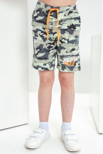 WX-402 шорты для мальчика (Камуфляж) - Модно-Трикотаж