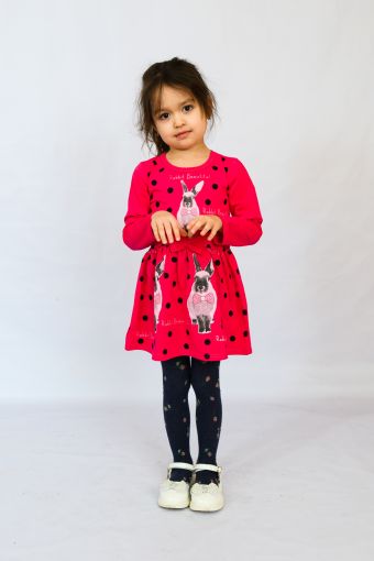 Платье 83007 детское (Фуксия) - Модно-Трикотаж