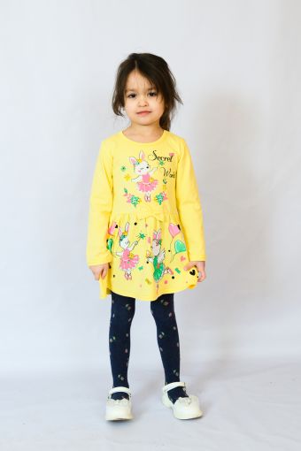 Платье 83003 детское (Желтый) - Модно-Трикотаж
