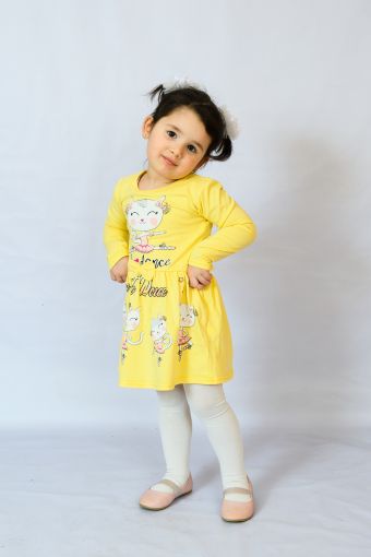 Платье 83008 детское (Желтый) - Модно-Трикотаж
