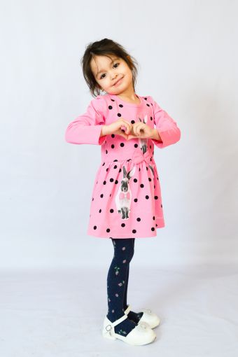 Платье 83007 детское (Светло-розовый) - Модно-Трикотаж