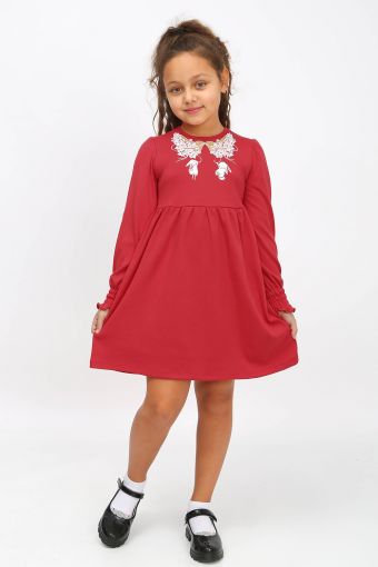 Платье Мишура детское (Красный) - Модно-Трикотаж