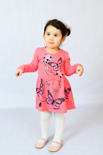 Платья 83006 детское (Темно-розовый) - Модно-Трикотаж