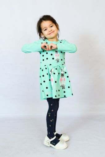 Платье 83007 детское (Ментол) - Модно-Трикотаж