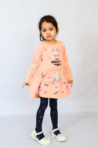 Платье 83005 детское (Персик) - Модно-Трикотаж