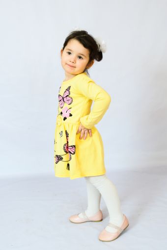 Платья 83006 детское (Желтый) - Модно-Трикотаж