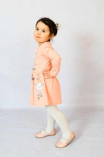 Платье 83008 детское (Персик) - Модно-Трикотаж