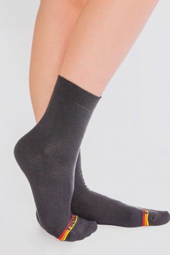 Носки термо жен. 350T-013 (Темно-серый) - Модно-Трикотаж