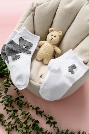 Носки Тедди детские 2 пары (Серый) - Модно-Трикотаж