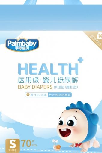 Подгузники детские Palmbaby health в инд. уп. SK019-S-70 шт (4-8 кг) (В ассортименте) - Модно-Трикотаж