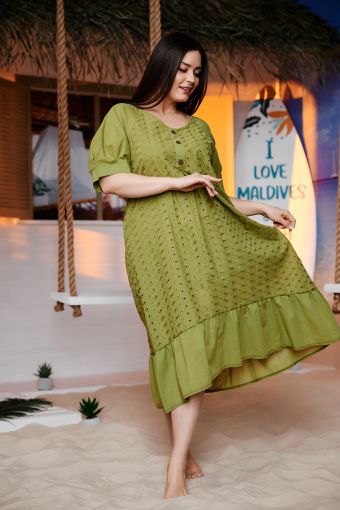Платье 9183 (Зеленый) - Модно-Трикотаж