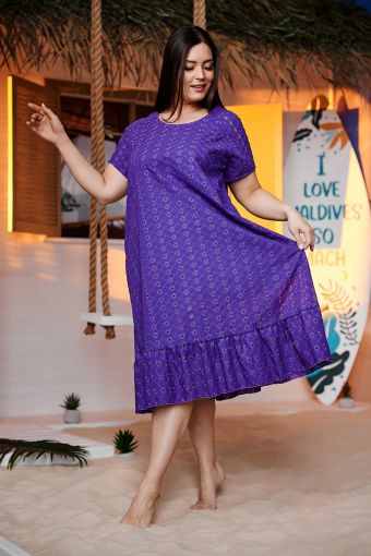Платье 9179 (Фиолетовый) - Модно-Трикотаж