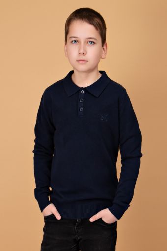 Джемпер для мальчика SP5271 (Темно-синий) - Модно-Трикотаж
