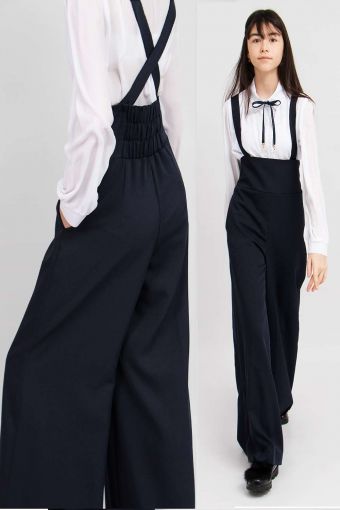 Юбка-брюки для девочки SP7-762 (Темно-синий) (Фото 2)
