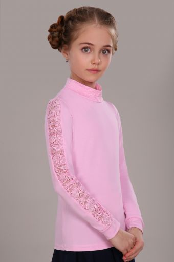 Блузка для девочки Каролина New арт.13118N (Светло-розовый) - Модно-Трикотаж