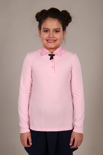 Блузка для девочки Рианна Арт.13180 (Светло-розовый) - Модно-Трикотаж
