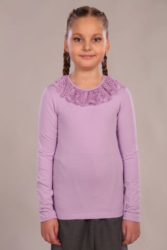 Блузка для девочки Вероника 13141 (Светло-сиреневый) - Модно-Трикотаж