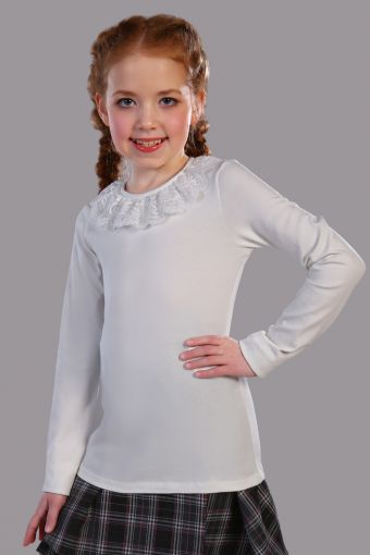 Блузка для девочки Вероника 13141 (Крем) - Модно-Трикотаж