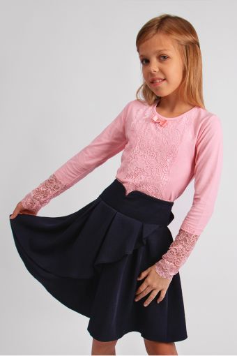 Блузка для девочки SP62999 (Розовый) - Модно-Трикотаж
