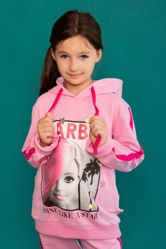 Худи 22469 Barbie (Розовый) - Модно-Трикотаж
